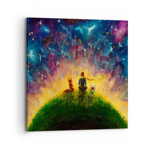 Canvas picture - Love and Friendship - Whole World - 70x70 cm