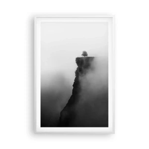 Poster in white frmae - On the Edge of the World - 61x91 cm