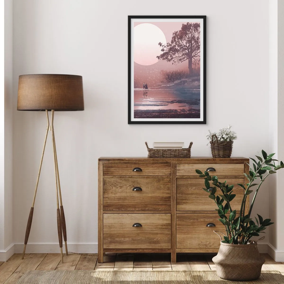 Poster in black frame - Night Quirks - 40x50 cm