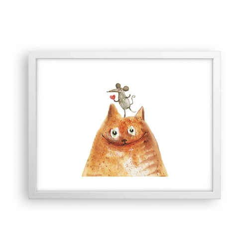 Poster in white frmae - Love Paradoxes - 40x30 cm