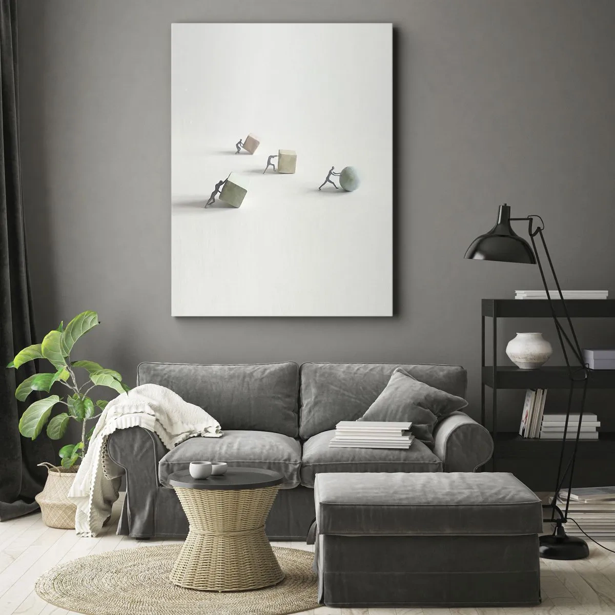 Canvas picture - That's Life - 55x100 cm