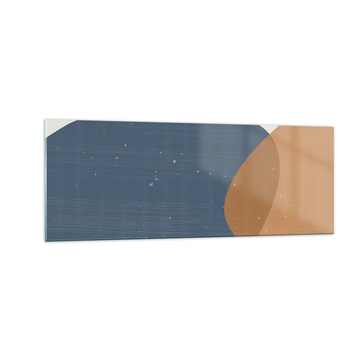 Glass picture - Ovals and Intersections - 140x50 cm