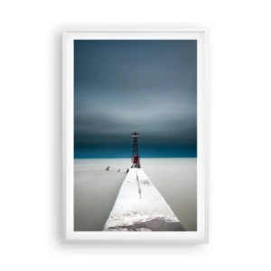 Poster in white frmae - Encounter with Infinity - 61x91 cm