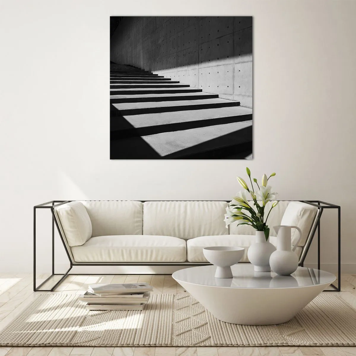 Glass picture - Raw Beauty of Modernism - 60x60 cm