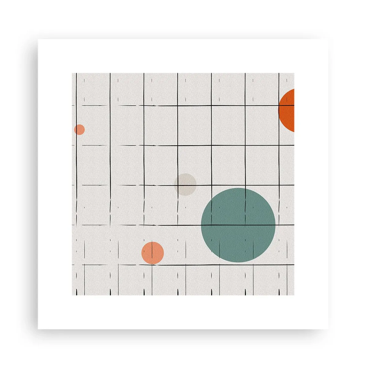 Poster - Imprisoned. Us or Them? - 30x30 cm