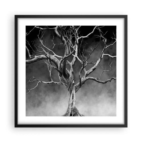 Poster in black frame - Primordial and Sacred - 50x50 cm