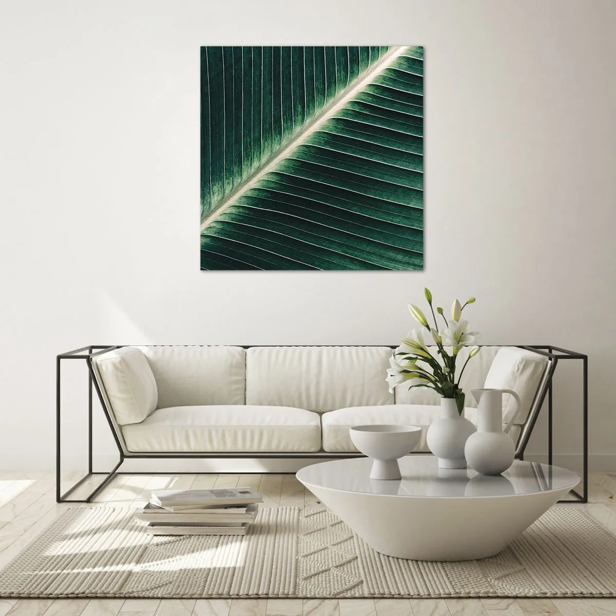 Glass picture - Rhythm of Nature - 50x50 cm