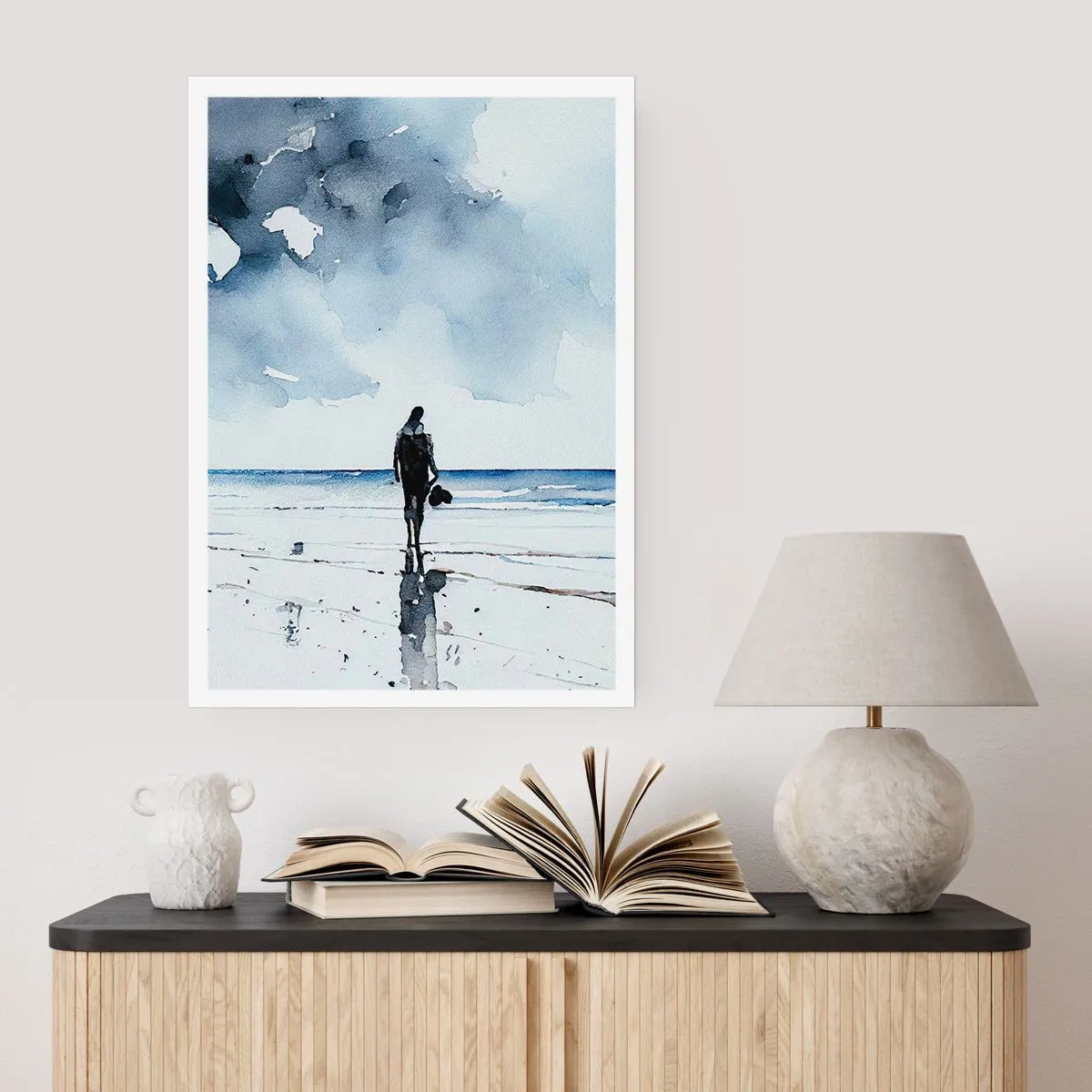 Poster - Conversation with the Sea - 30x40 cm