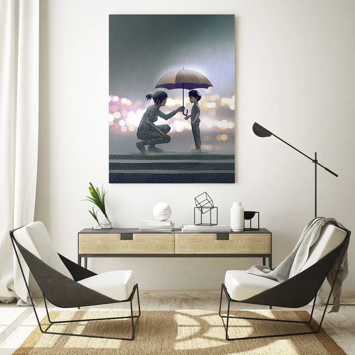 Glass picture - And Everything Is All Right - 70x100 cm