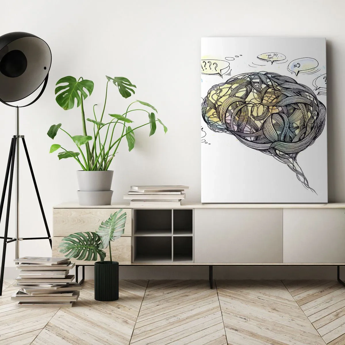 Canvas picture - Man - A Great Mistery - 65x120 cm