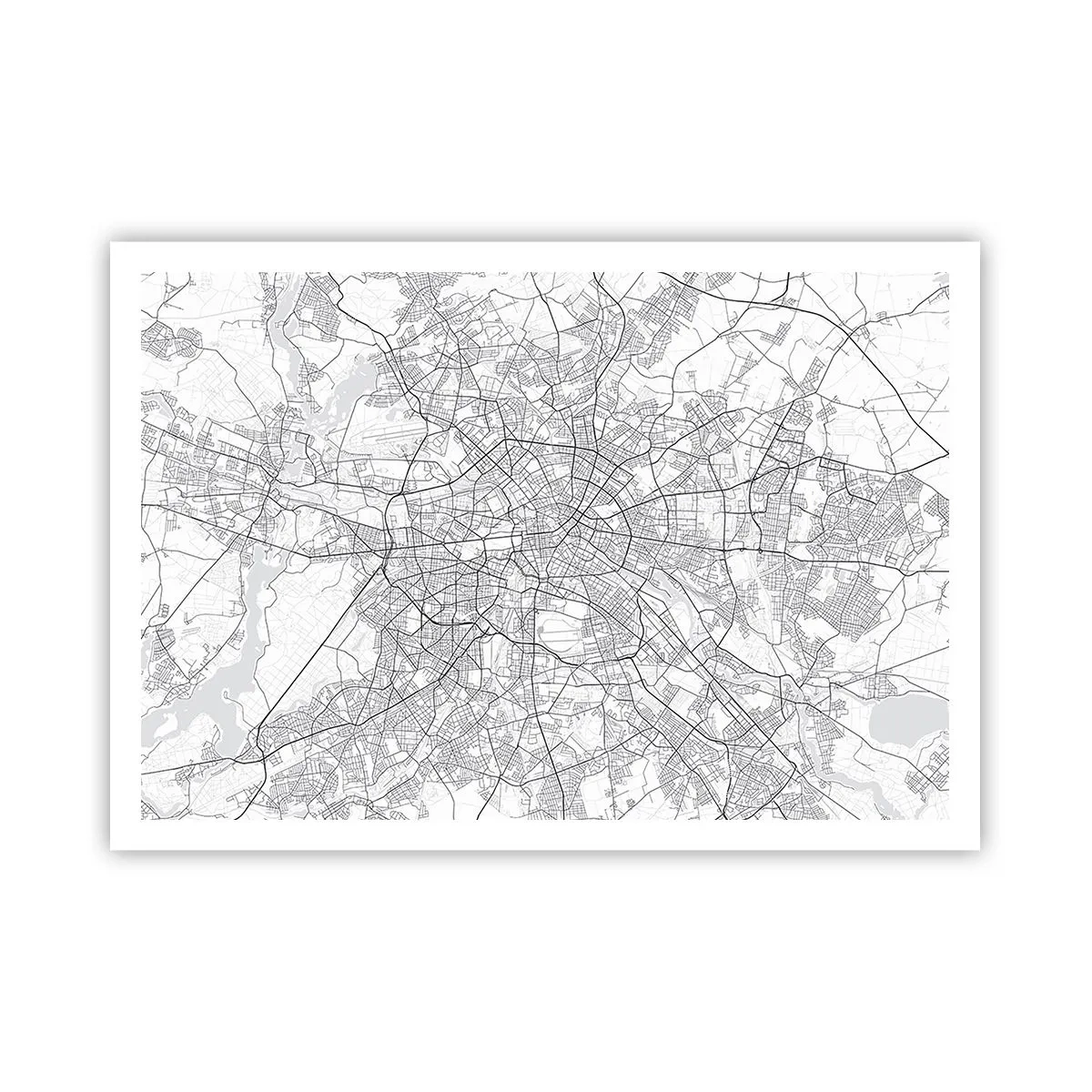 Poster - Flower of Berlin - 100x70 cm