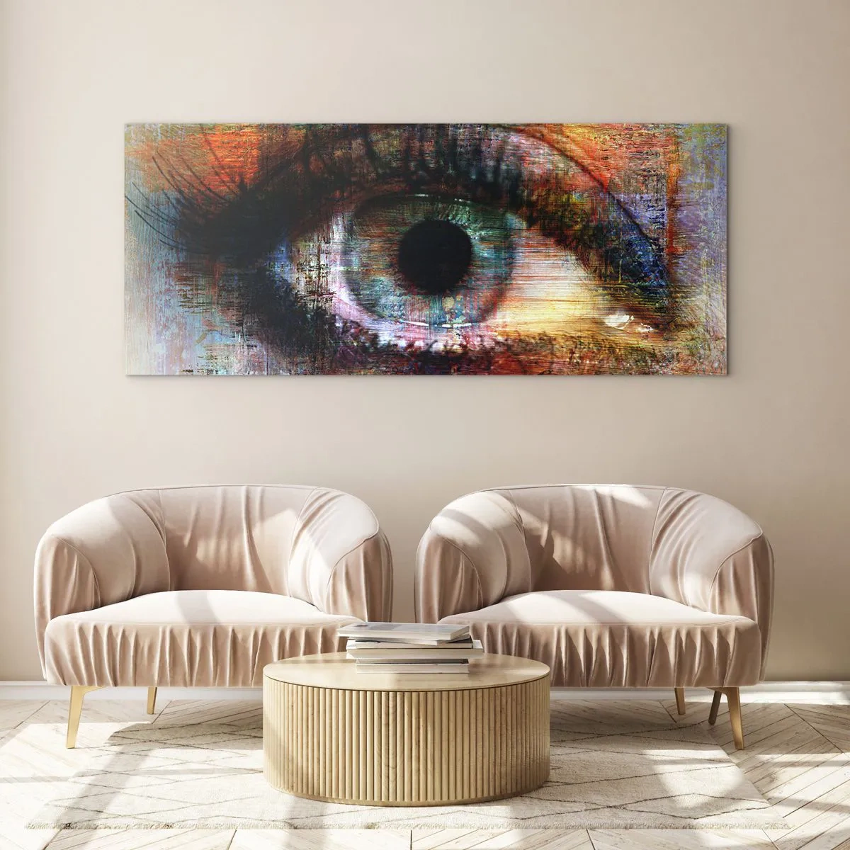 Glass picture - You Can See Inside the Soul - 140x50 cm