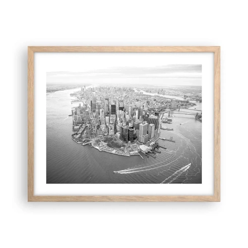 Poster in light oak frame - How Not to Love It? - 50x40 cm
