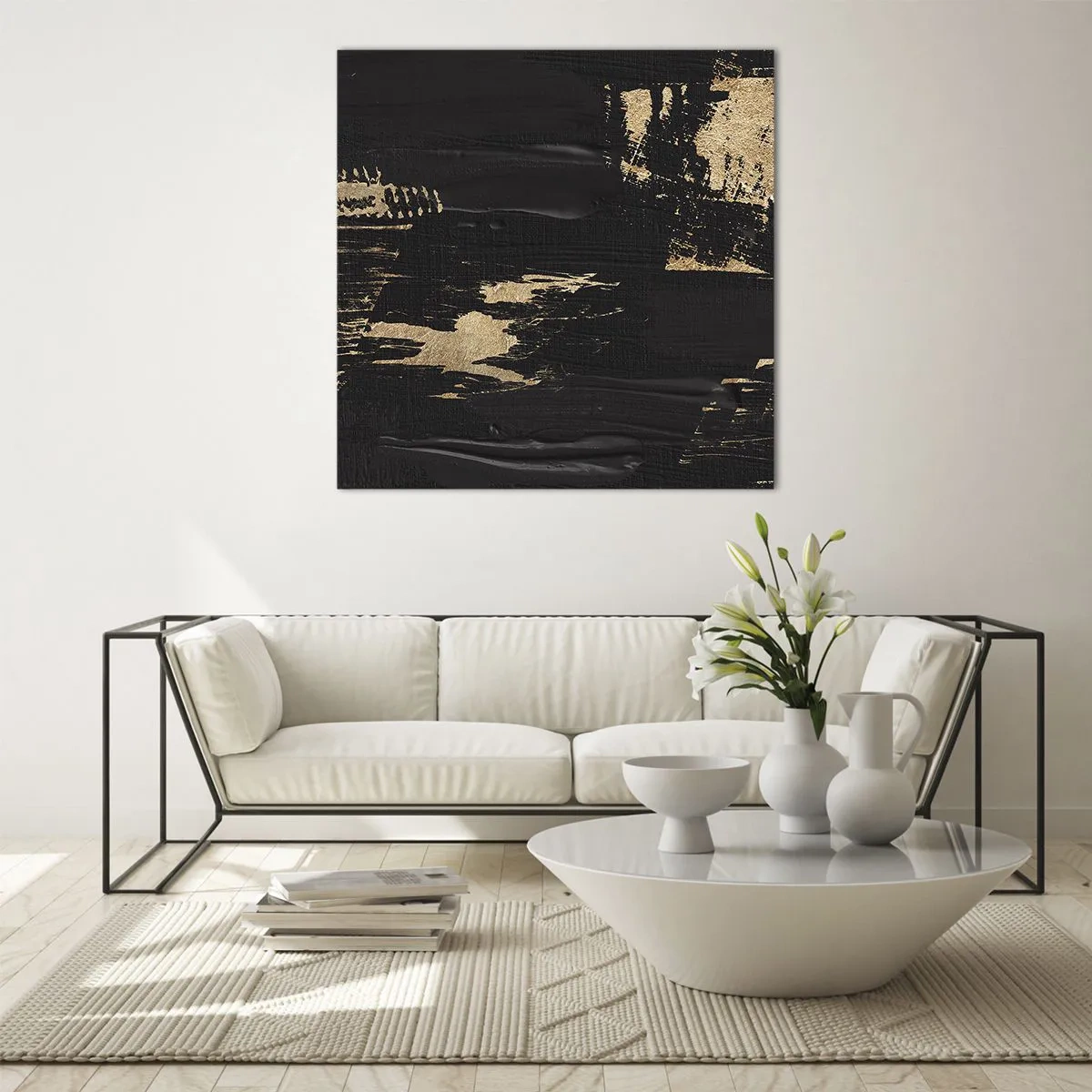 Glass picture - Touch Mark - 40x40 cm