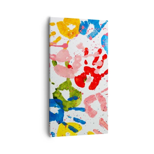 Canvas picture - High Five! - 55x100 cm