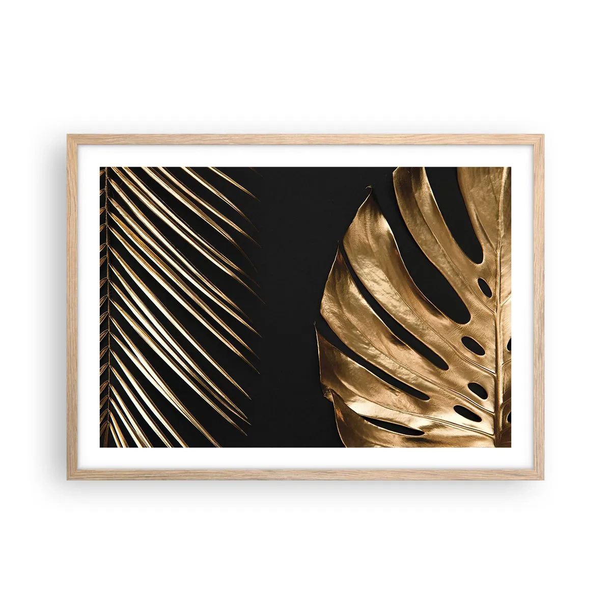 Poster in light oak frame - Different but Equally Exepnsive - 70x50 cm