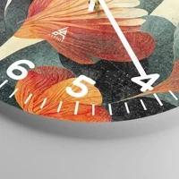 Clock face with numbers