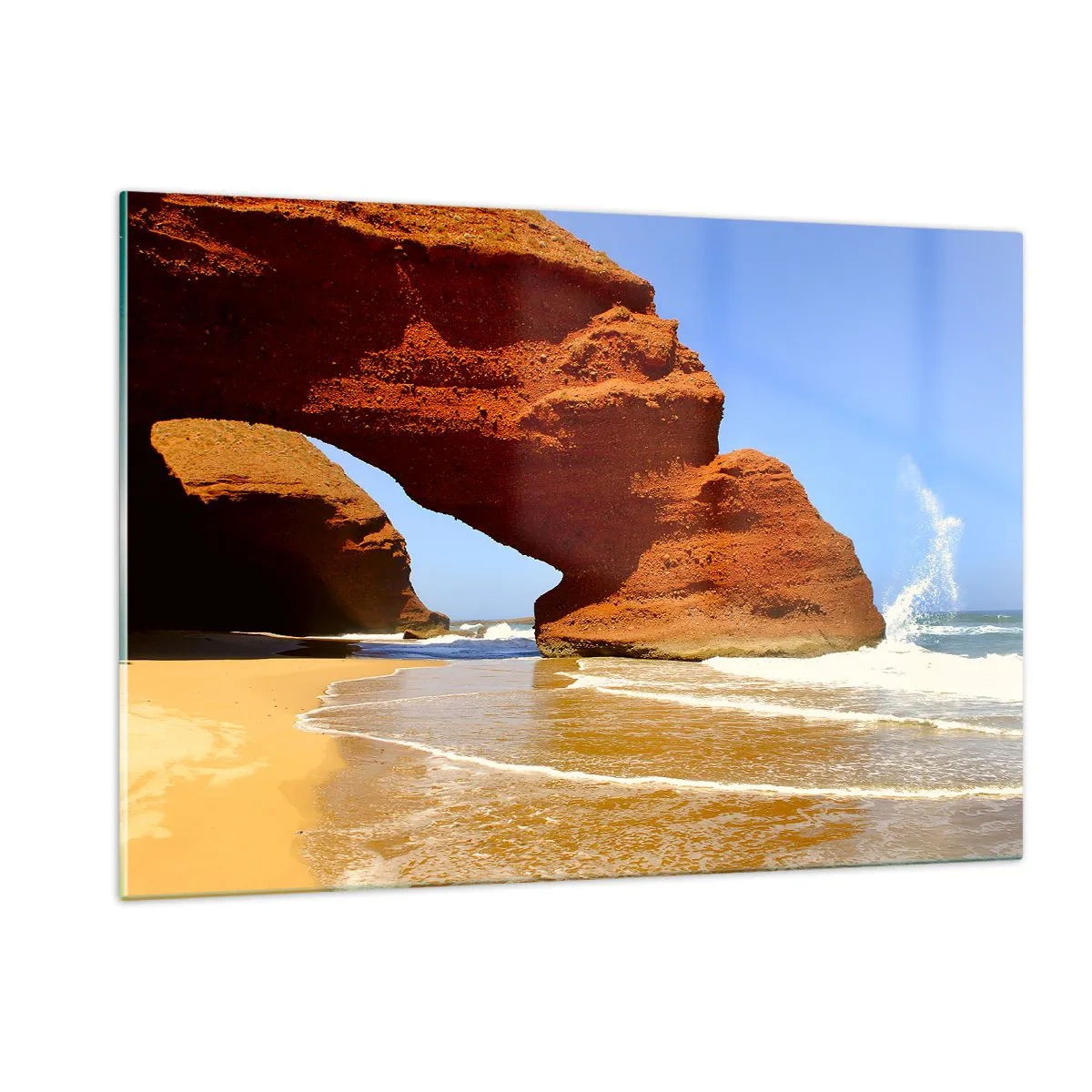 Glass picture - Water and Wind through Thousands of Years - 120x80 cm