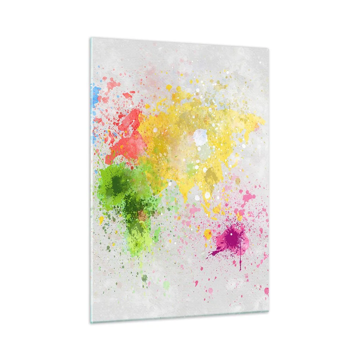 Glass picture - All the Colours of the World - 50x70 cm