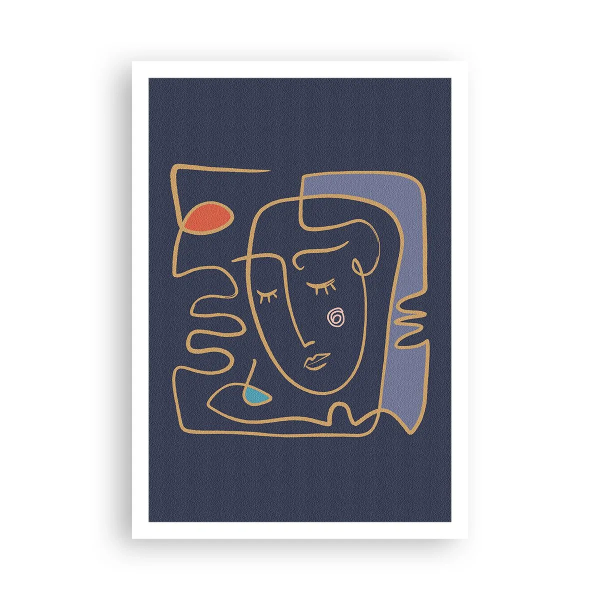 Poster - Deeply In Thoughts - 70x100 cm