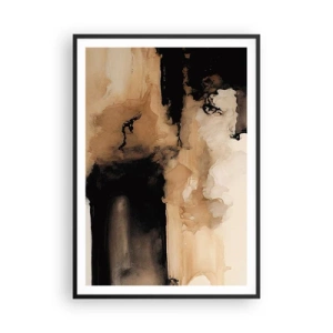 Poster in black frame - Intriguing Abstract - 70x100 cm