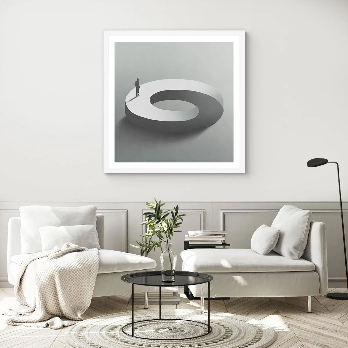 Poster in white frmae - Puzzle It out - 60x60 cm