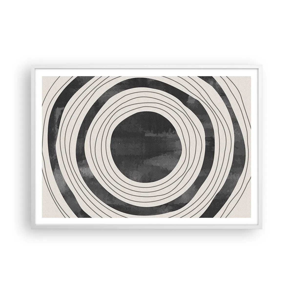 Poster in white frmae - Heart of the Matter - 100x70 cm