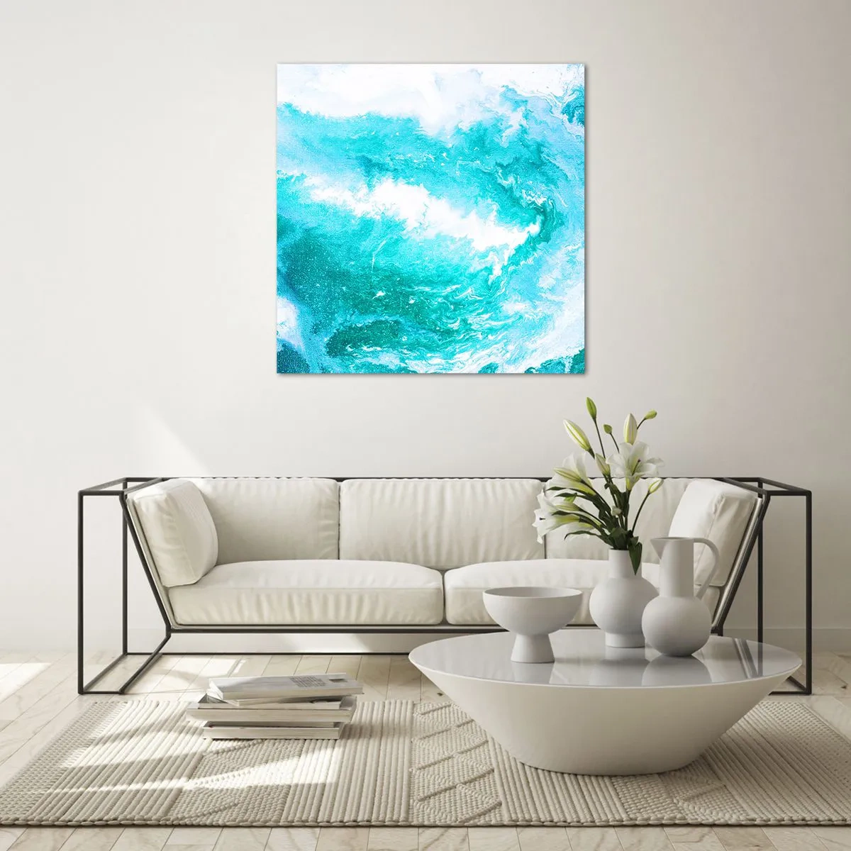 Glass picture - At the Heart of Element - 60x60 cm