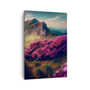 Canvas picture - Summer in the Mountains - 70x100 cm