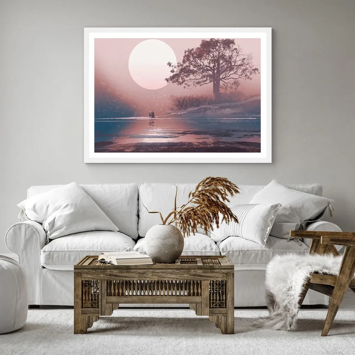 Poster in white frmae - Night Quirks - 70x50 cm