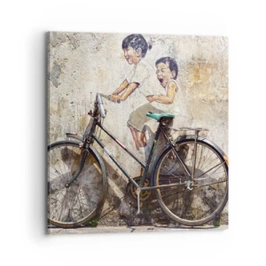 Canvas picture - True or False? - 70x70 cm