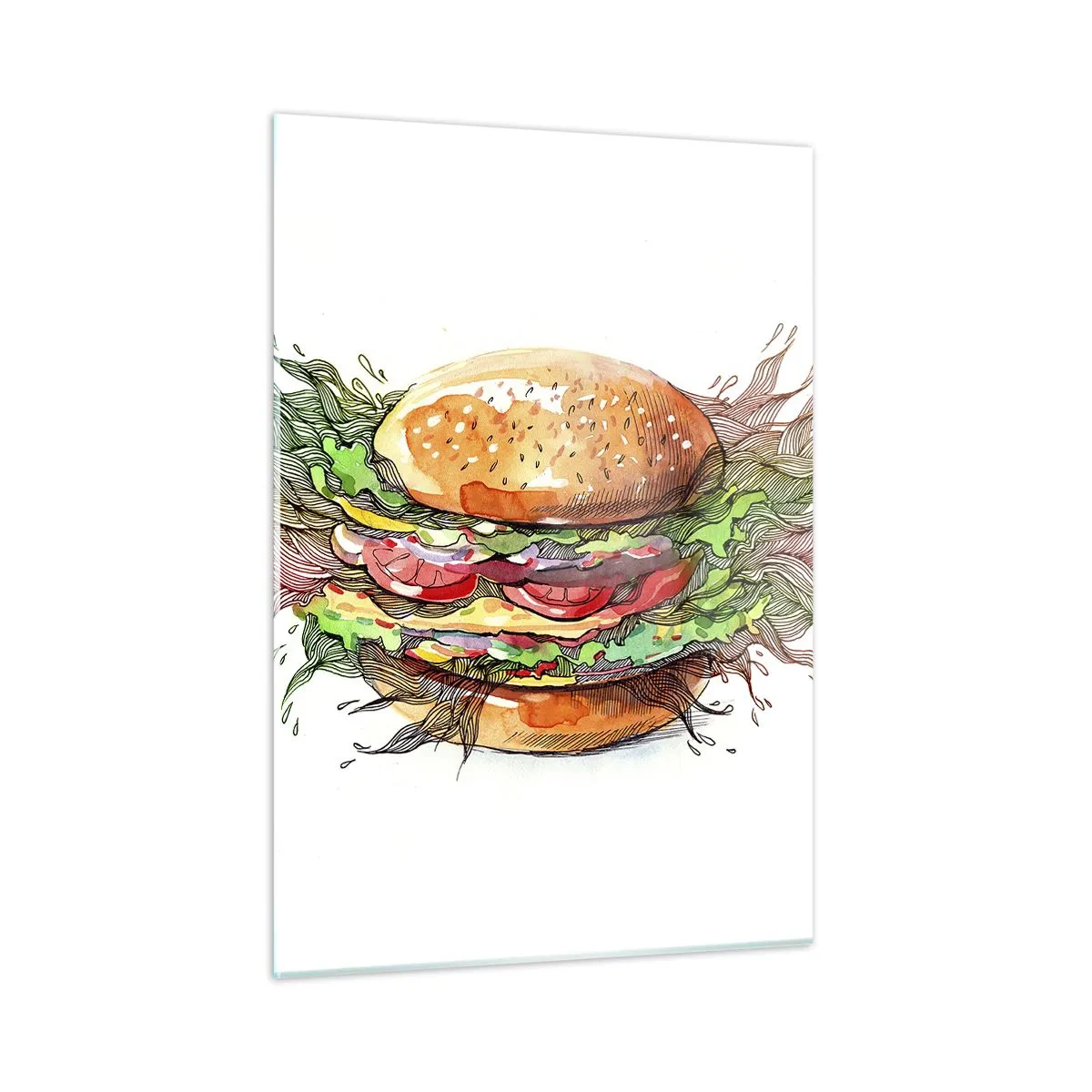 Glass picture - Hot Temptation - 50x70 cm