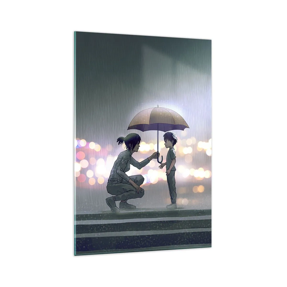 Glass picture - And Everything Is All Right - 70x100 cm