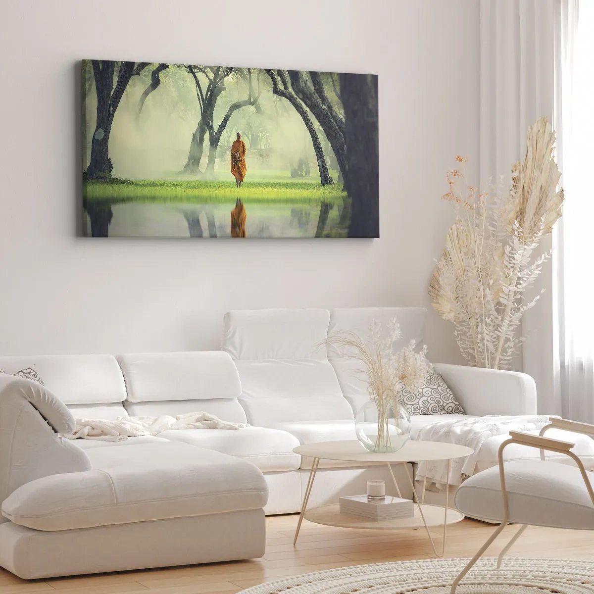 Canvas picture - On the Way to Enlightenment - 160x50 cm
