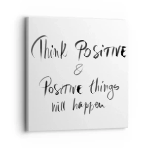 Canvas picture - How to Live? - 30x30 cm