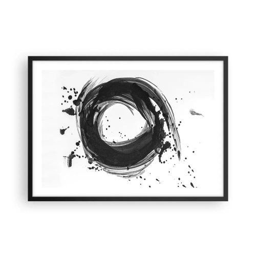 Poster in black frame - Whirl of Creation - 70x50 cm