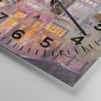 Clock face with numbers