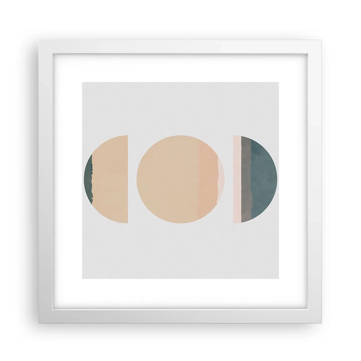 Poster in white frmae - Wheel after a Wheel - 30x30 cm