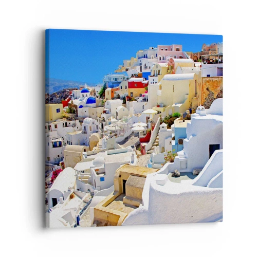 Canvas picture - Draming of a Greek Summer - 30x30 cm