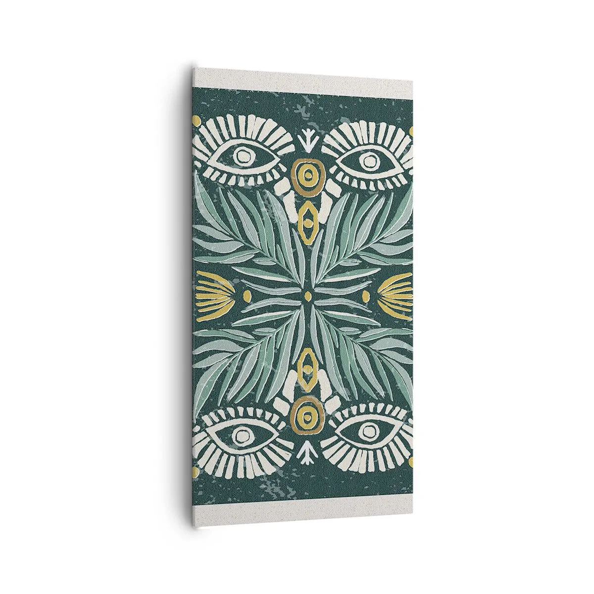 Canvas picture - Like a Folklore Cutout - 65x120 cm