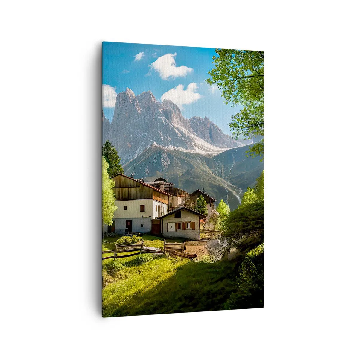 Canvas picture - Alpine Idyll - 80x120 cm