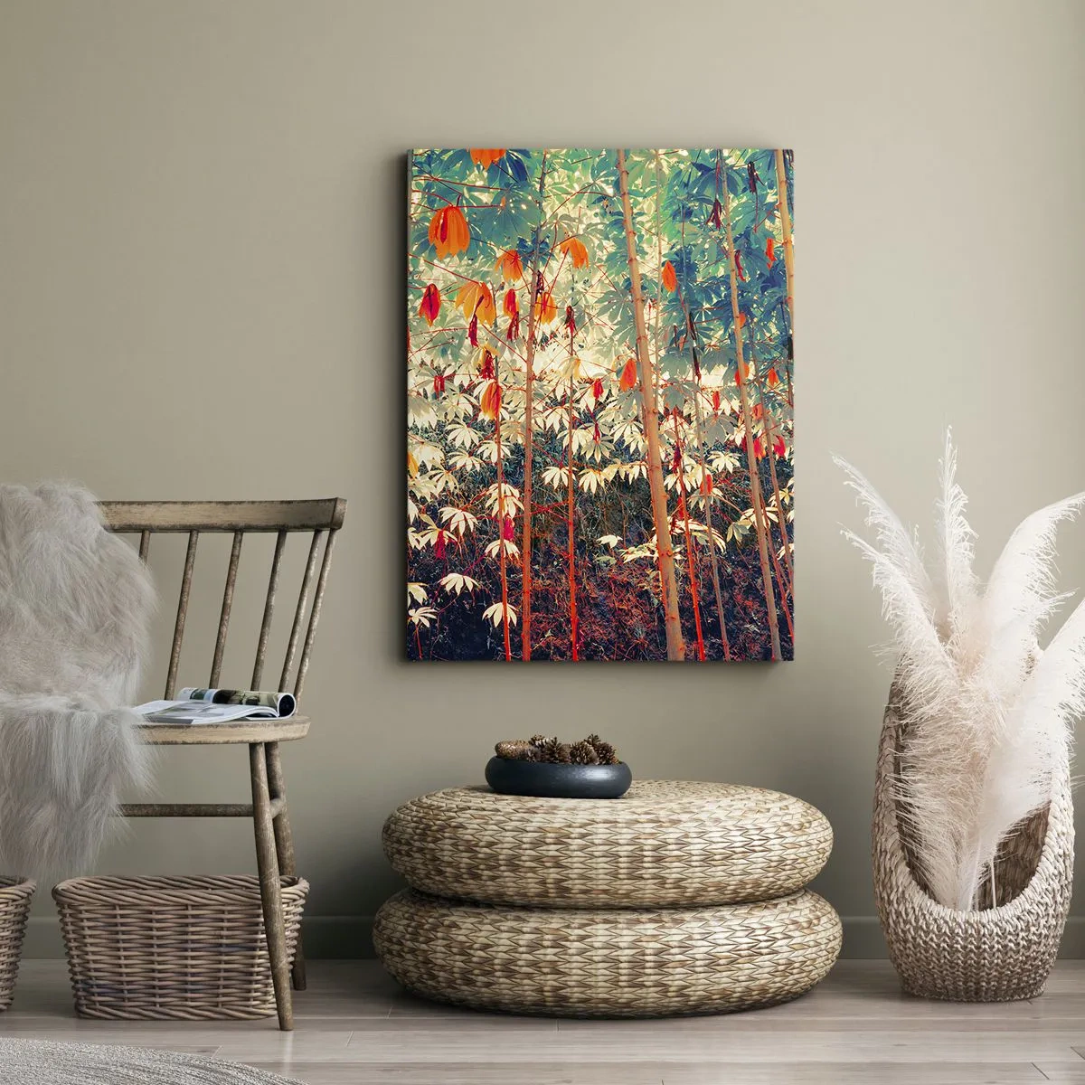 Canvas picture - Secret Life of Leaves - 70x100 cm