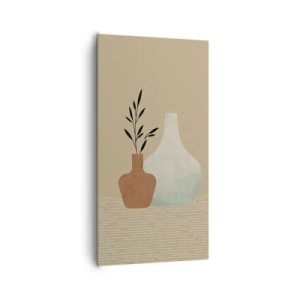 Canvas picture - Vase and Idea of It - 65x120 cm
