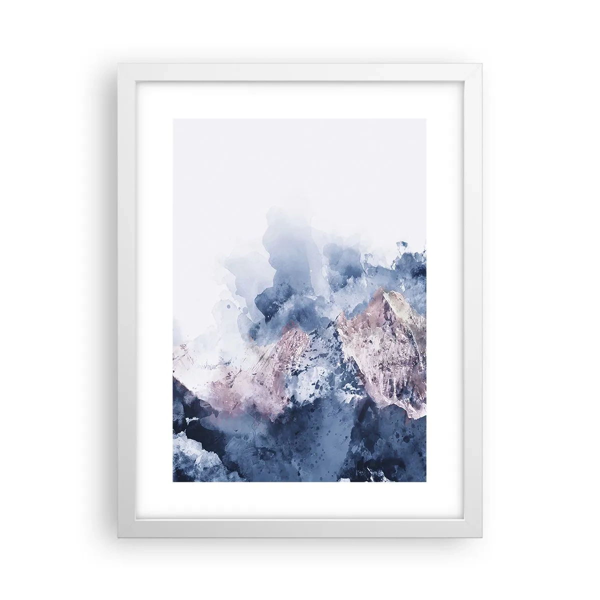 Poster in white frmae - Those Summits! - 30x40 cm