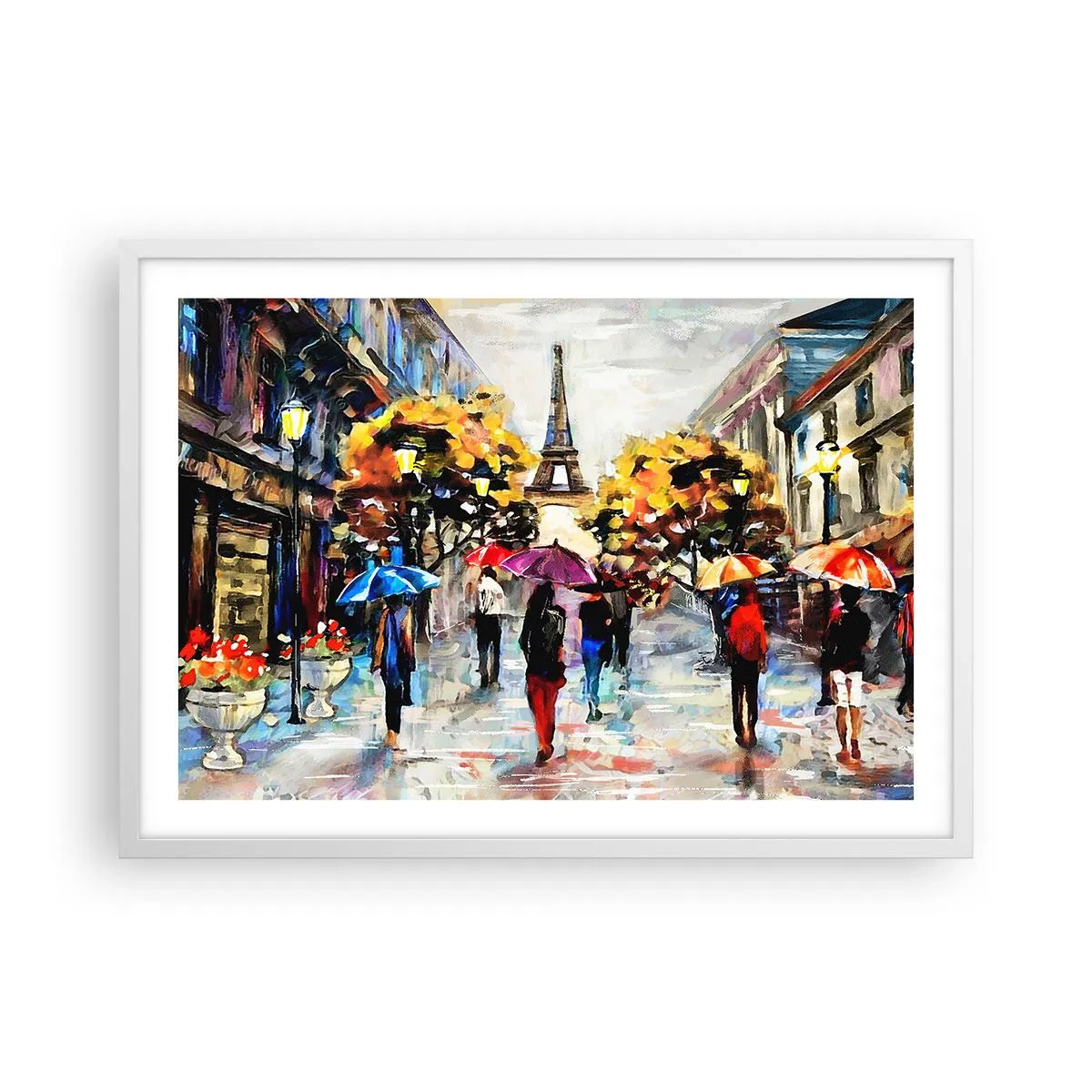 Poster in white frmae - Especially Beautiful in Autumn - 70x50 cm