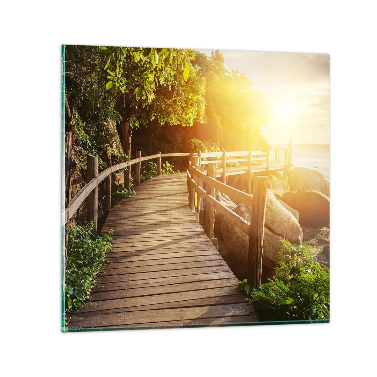 Glass picture - Another Bend, New Wonders - 70x70 cm