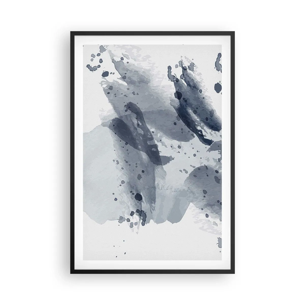 Poster in black frame - Study in Nature of Water - 61x91 cm