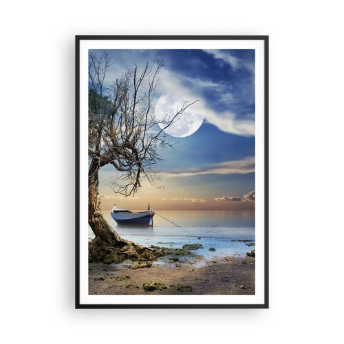 Poster in black frame - Is this the Beginning or the End? - 70x100 cm