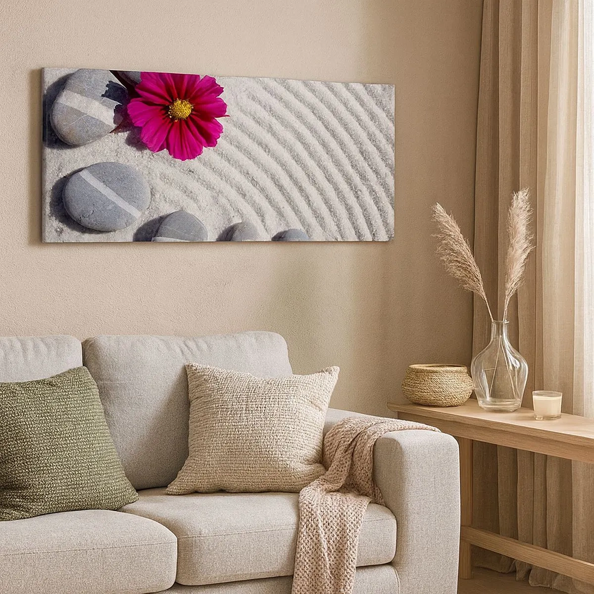 Canvas picture - Energy and Tranquillity of the Magic Circle of Nature - 100x40 cm
