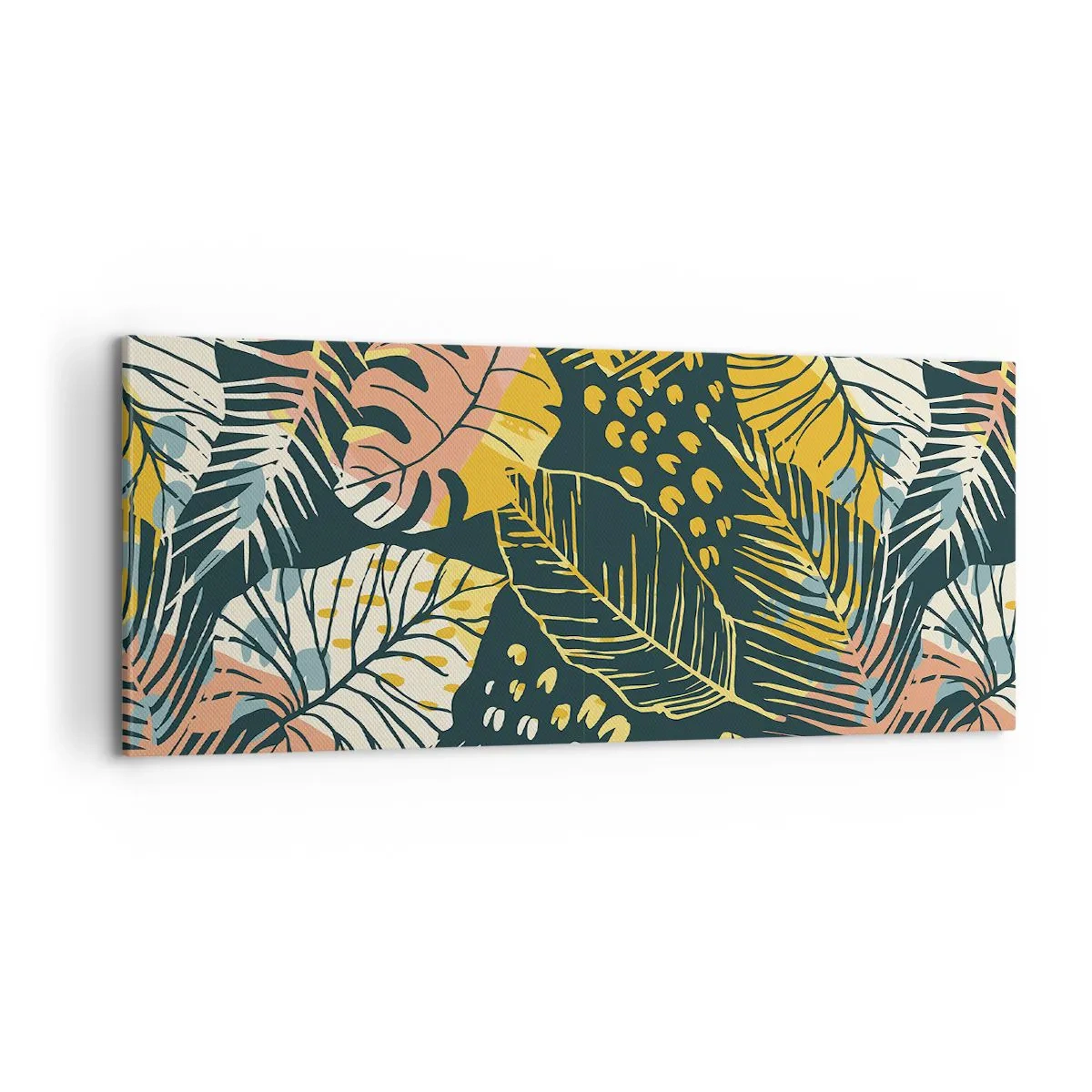 Canvas picture - Leafy Fantasy - 100x40 cm